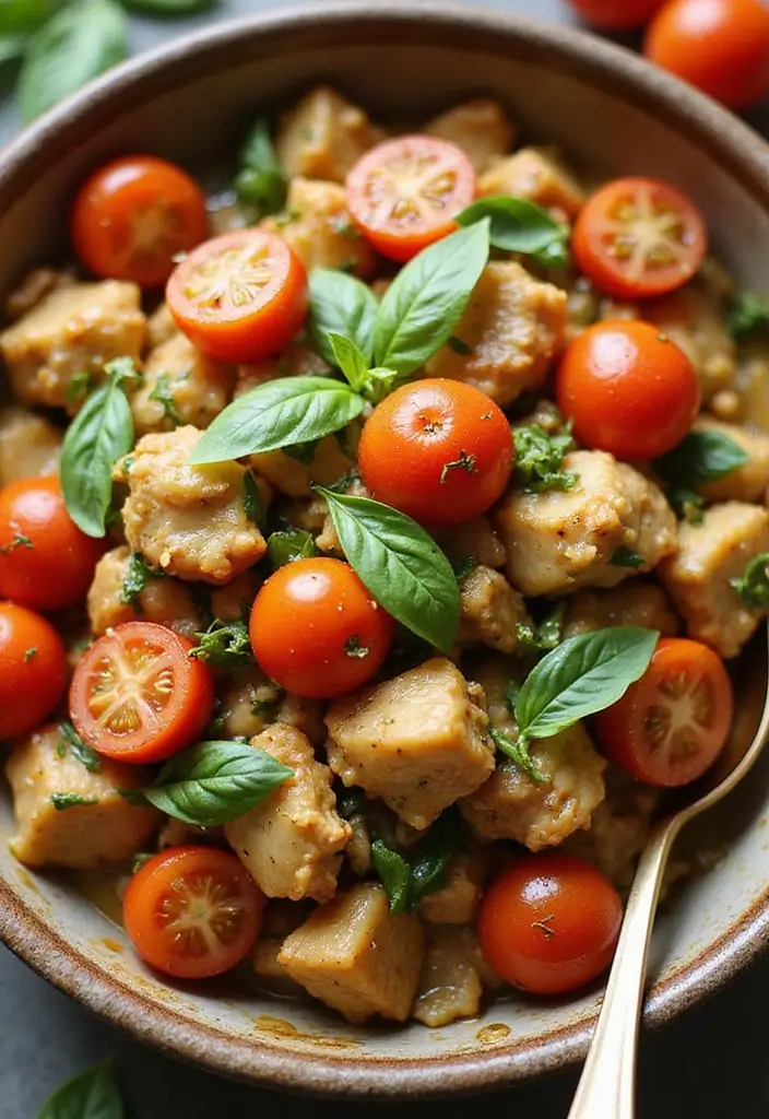 30+ Garlic Chicken Stir Fry Recipes Packed with Aroma 43 30+ Garlic Chicken Stir Fry Recipes Packed with Aroma - 7. Garlic Basil Chicken Stir Fry