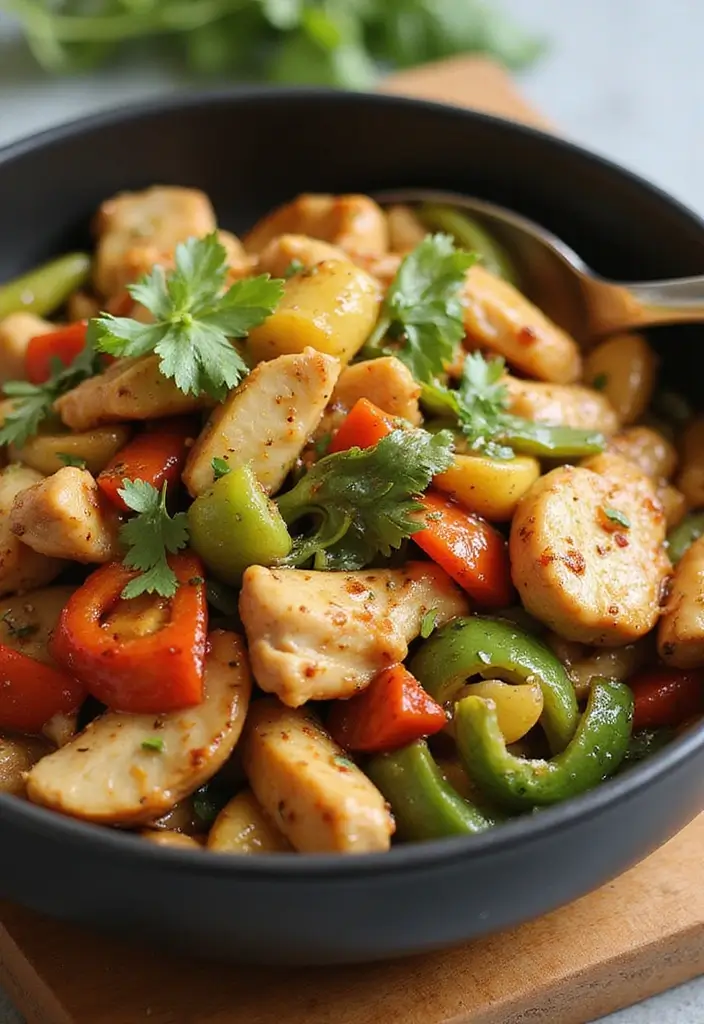 30+ Garlic Chicken Stir Fry Recipes Packed with Aroma 57 30+ Garlic Chicken Stir Fry Recipes Packed with Aroma - 9. Garlic Ginger Chicken Stir Fry