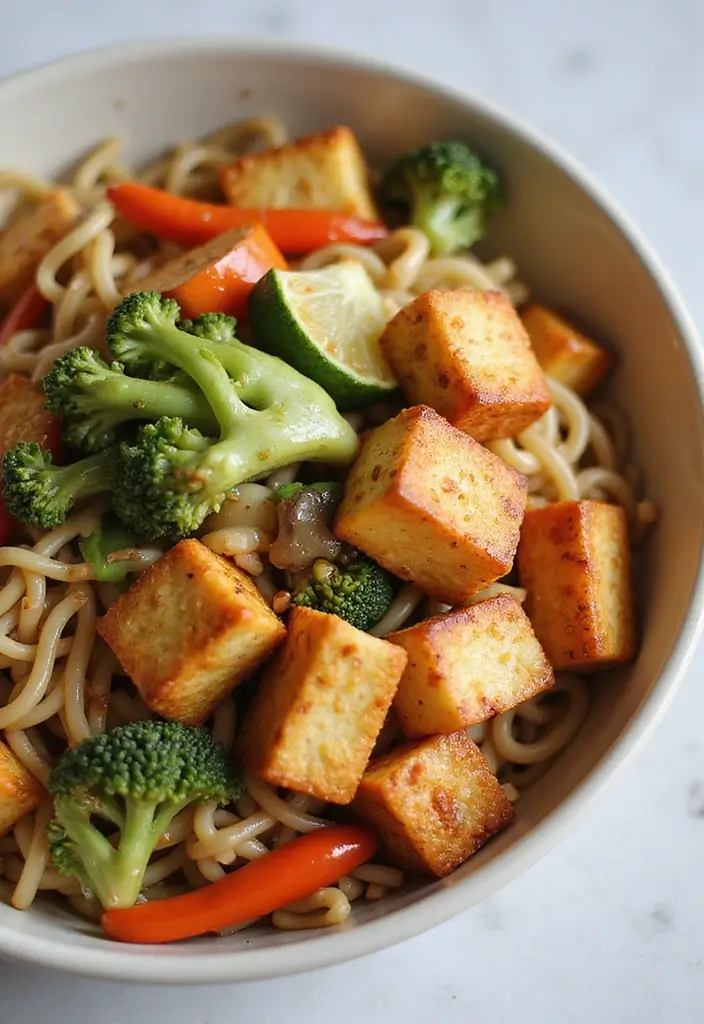 30 Healthy Noodle Stir Fry Recipes for Guilt-Free Eating 60 30 Healthy Noodle Stir Fry Recipes for Guilt-Free Eating - 10. Udon Noodles with Stir-Fried Tofu and Veggies