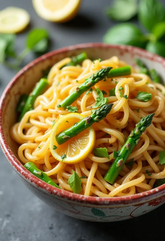 30 Healthy Noodle Stir Fry Recipes for Guilt-Free Eating 84 30 Healthy Noodle Stir Fry Recipes for Guilt-Free Eating - 14. Lemon Garlic Noodle Stir Fry with Asparagus
