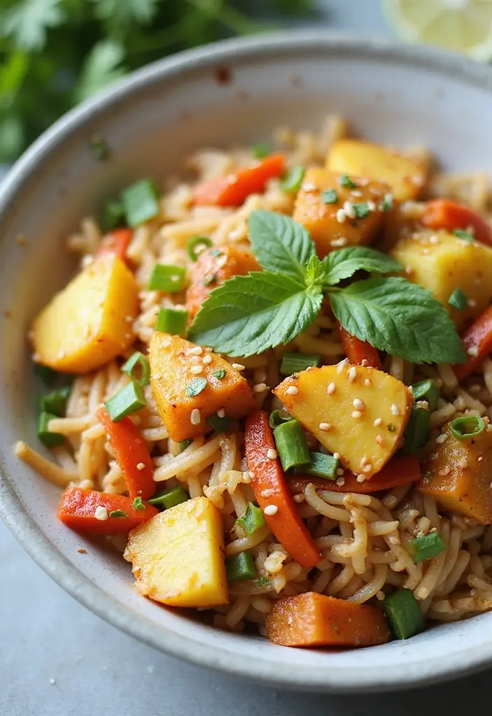 30 Healthy Noodle Stir Fry Recipes for Guilt-Free Eating 89 30 Healthy Noodle Stir Fry Recipes for Guilt-Free Eating - 15. Thai Pineapple Fried Rice Noodle Stir Fry