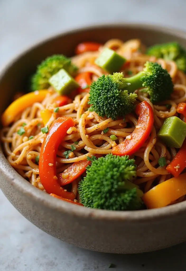30 Healthy Noodle Stir Fry Recipes for Guilt-Free Eating 106 30 Healthy Noodle Stir Fry Recipes for Guilt-Free Eating - 18. Spicy Veggie Lo Mein