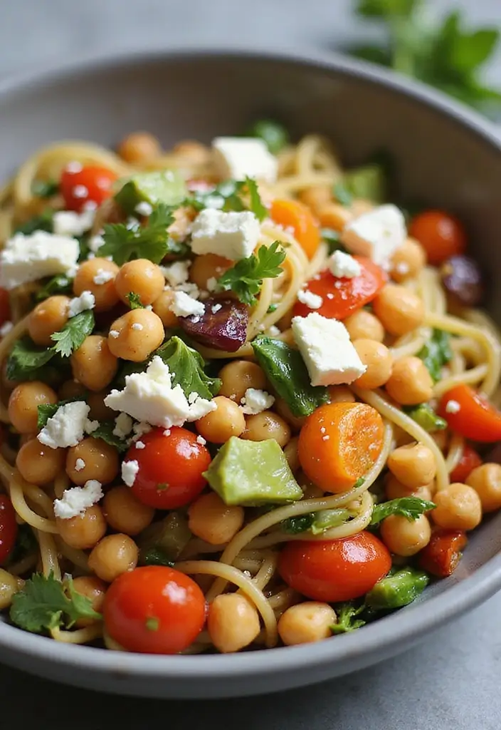 30 Healthy Noodle Stir Fry Recipes for Guilt-Free Eating 113 30 Healthy Noodle Stir Fry Recipes for Guilt-Free Eating - 19. Mediterranean Noodle Stir Fry with Chickpeas
