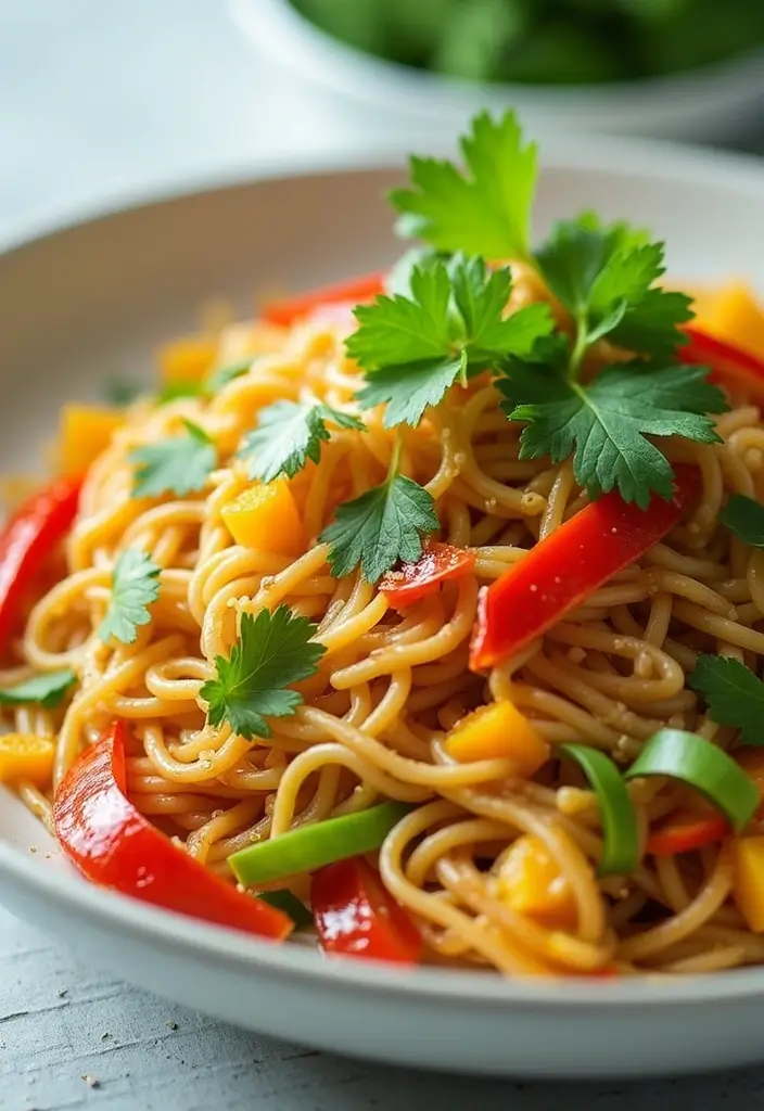 30 Healthy Noodle Stir Fry Recipes for Guilt-Free Eating 153 30 Healthy Noodle Stir Fry Recipes for Guilt-Free Eating - 25. Cilantro Lime Rice Noodles