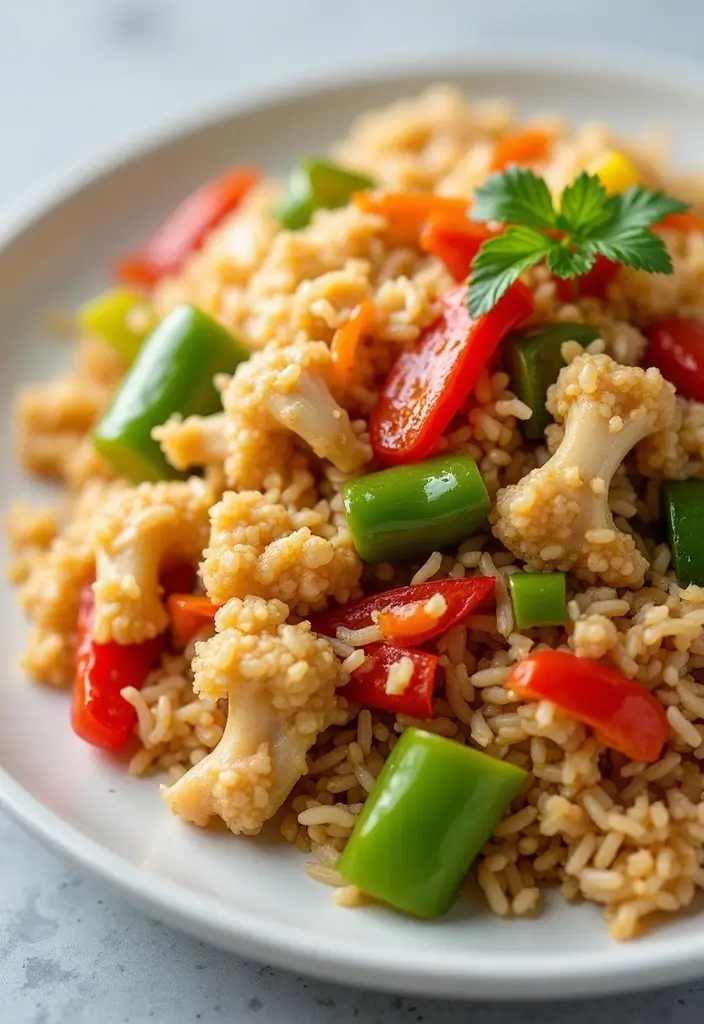30 Healthy Noodle Stir Fry Recipes for Guilt-Free Eating 36 30 Healthy Noodle Stir Fry Recipes for Guilt-Free Eating - 6. Cauliflower Rice Stir Fry with Chicken