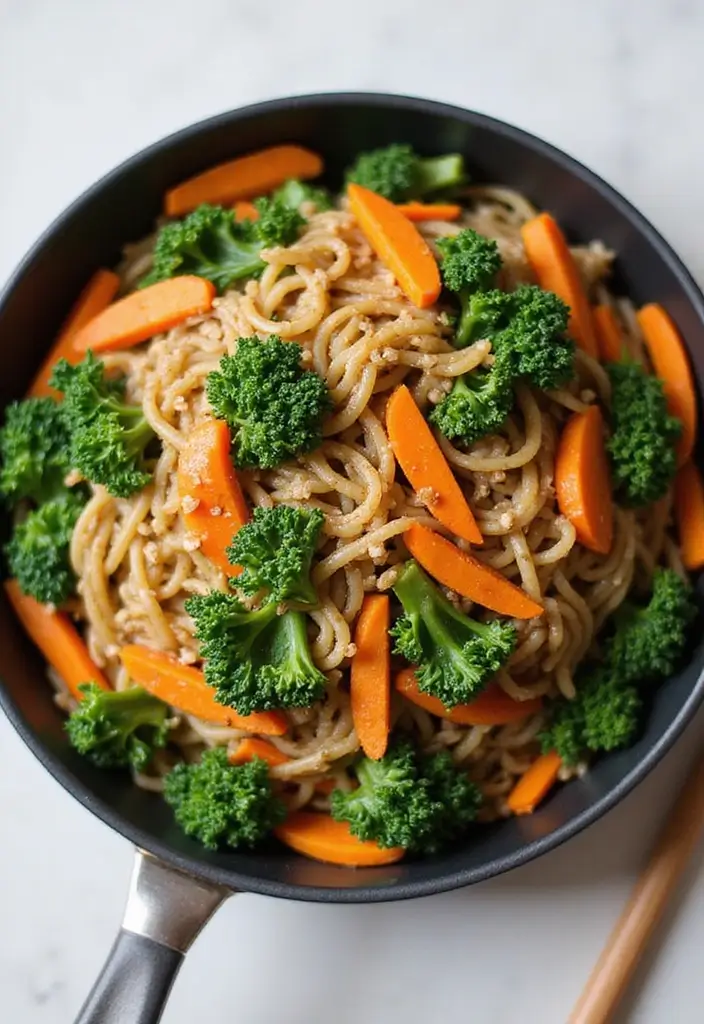 30 Healthy Noodle Stir Fry Recipes for Guilt-Free Eating 41 30 Healthy Noodle Stir Fry Recipes for Guilt-Free Eating - 7. Buckwheat Noodle Stir Fry with Kale