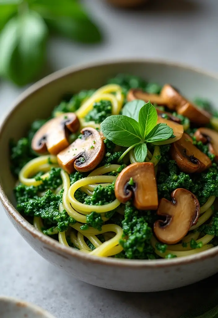30+ Irresistible Noodle Stir Fry Recipes to Try Tonight 95 30+ Irresistible Noodle Stir Fry Recipes to Try Tonight - 15. Spinach and Mushroom Noodles