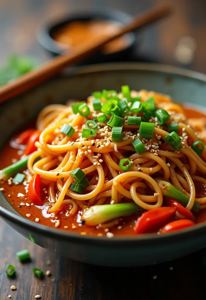 30+ Irresistible Noodle Stir Fry Recipes to Try Tonight 8 30+ Irresistible Noodle Stir Fry Recipes to Try Tonight - 2. Spicy Szechuan Noodles