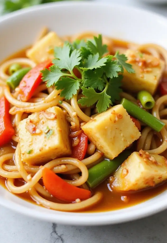 30+ Irresistible Noodle Stir Fry Recipes to Try Tonight 43 30+ Irresistible Noodle Stir Fry Recipes to Try Tonight - 7. Sweet and Sour Tofu Noodles