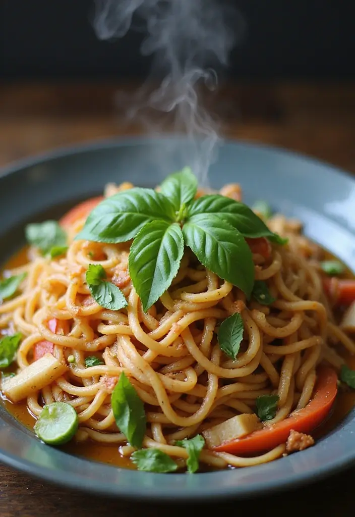 30+ Irresistible Noodle Stir Fry Recipes to Try Tonight 48 30+ Irresistible Noodle Stir Fry Recipes to Try Tonight - 8. Thai Basil Noodles