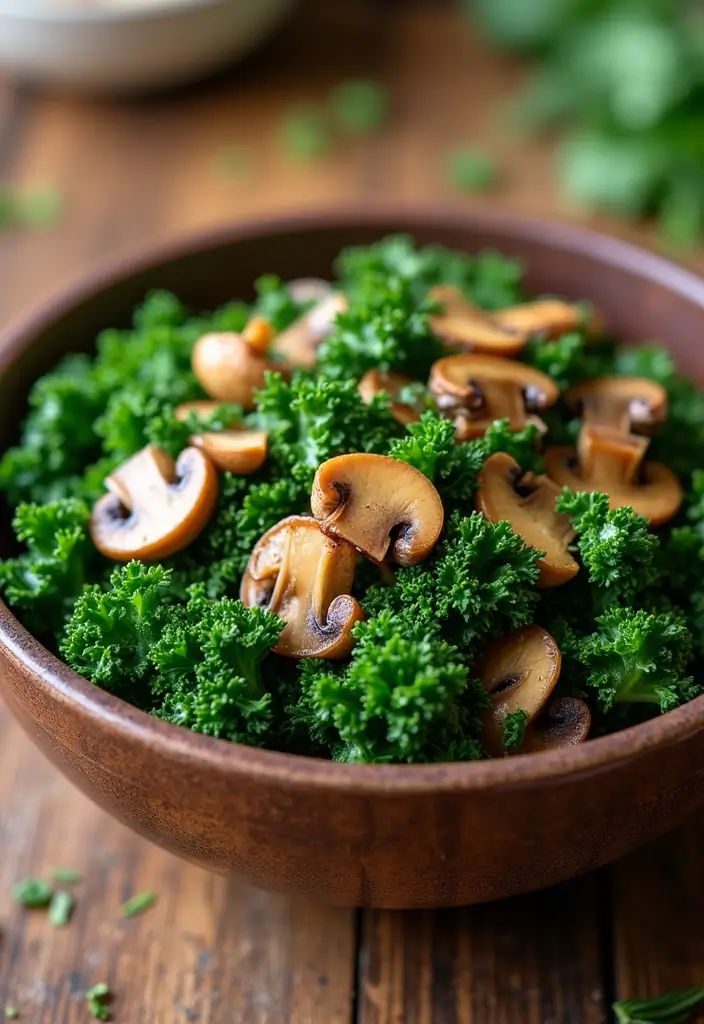 30+ Mushroom Stir Fry Recipes with Earthy and Rich Flavors 76 30+ Mushroom Stir Fry Recipes with Earthy and Rich Flavors - 12. Mushroom and Kale Stir Fry