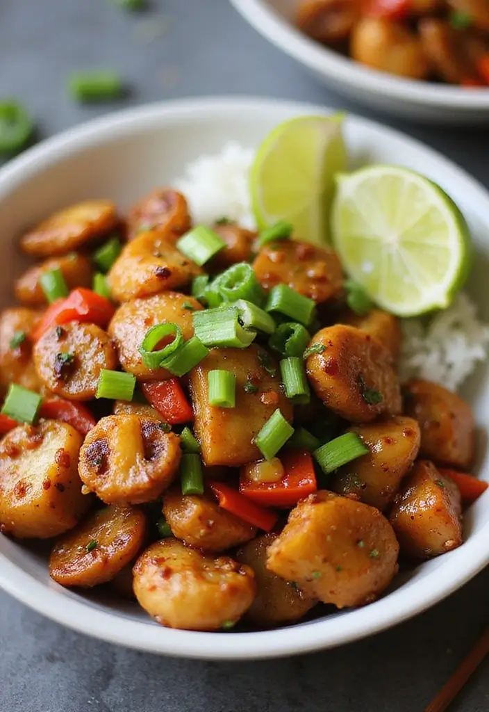 30+ Mushroom Stir Fry Recipes with Earthy and Rich Flavors 20 30+ Mushroom Stir Fry Recipes with Earthy and Rich Flavors - 4. Spicy Szechuan Mushroom Stir Fry