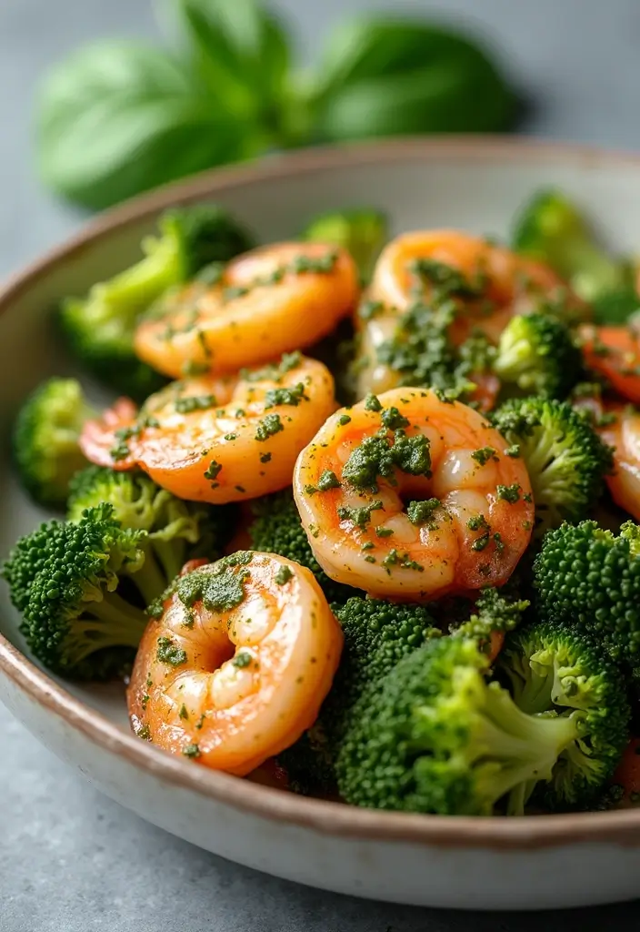 30 Shrimp Broccoli Stir Fry Recipes for Healthy Dinners 71 30 Shrimp Broccoli Stir Fry Recipes for Healthy Dinners - 11. Pesto Shrimp and Broccoli