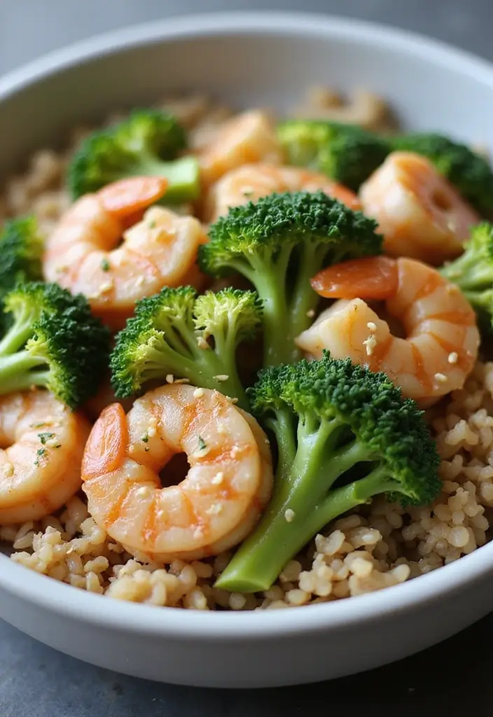 30 Shrimp Broccoli Stir Fry Recipes for Healthy Dinners 78 30 Shrimp Broccoli Stir Fry Recipes for Healthy Dinners - 12. Shrimp and Broccoli with Brown Rice