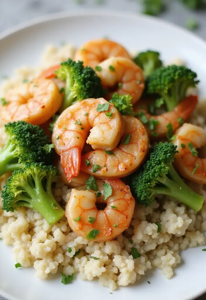 30 Shrimp Broccoli Stir Fry Recipes for Healthy Dinners 83 30 Shrimp Broccoli Stir Fry Recipes for Healthy Dinners - 13. Shrimp and Broccoli with Cauliflower Rice