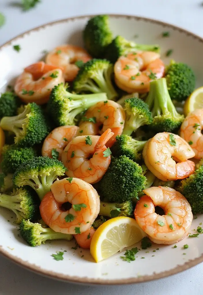 30 Shrimp Broccoli Stir Fry Recipes for Healthy Dinners 88 30 Shrimp Broccoli Stir Fry Recipes for Healthy Dinners - 14. Lemon Herb Shrimp and Broccoli
