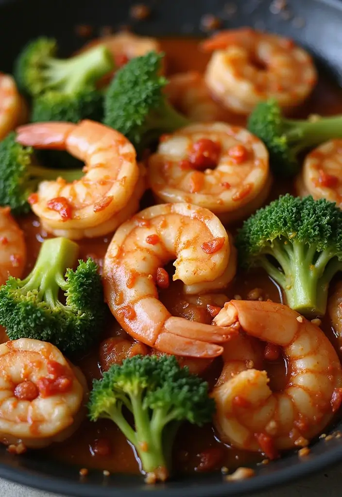 30 Shrimp Broccoli Stir Fry Recipes for Healthy Dinners 102 30 Shrimp Broccoli Stir Fry Recipes for Healthy Dinners - 16. Shrimp and Broccoli in Chili Garlic Sauce