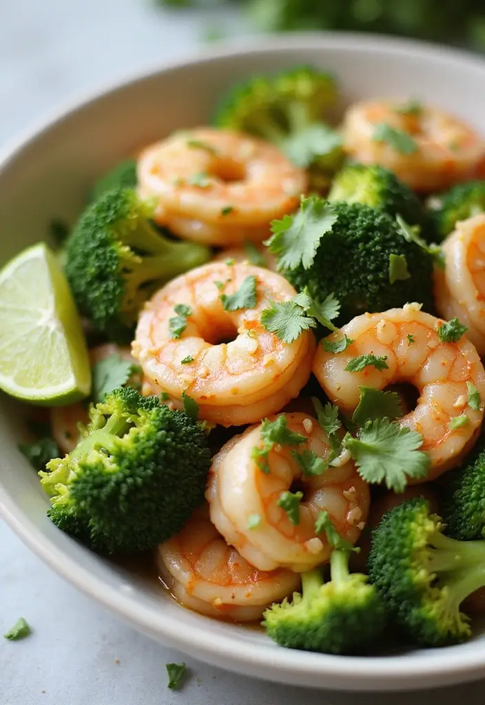 30 Shrimp Broccoli Stir Fry Recipes for Healthy Dinners 121 30 Shrimp Broccoli Stir Fry Recipes for Healthy Dinners - 19. Shrimp and Broccoli with Cilantro Lime Sauce