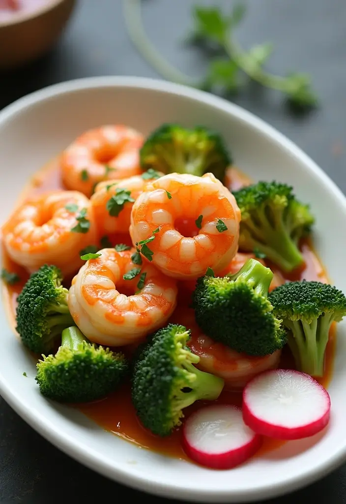 30 Shrimp Broccoli Stir Fry Recipes for Healthy Dinners 128 30 Shrimp Broccoli Stir Fry Recipes for Healthy Dinners - 20. Shrimp and Broccoli with Radish Sauce
