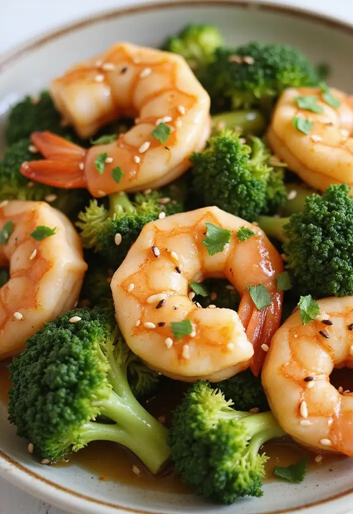 30 Shrimp Broccoli Stir Fry Recipes for Healthy Dinners 135 30 Shrimp Broccoli Stir Fry Recipes for Healthy Dinners - 21. Shrimp and Broccoli with Sesame Ginger Sauce
