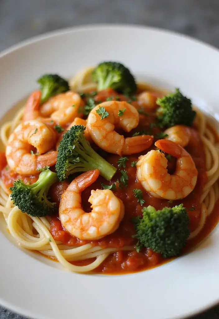 30 Shrimp Broccoli Stir Fry Recipes for Healthy Dinners 147 30 Shrimp Broccoli Stir Fry Recipes for Healthy Dinners - 23. Shrimp and Broccoli with Spiced Tomato Sauce