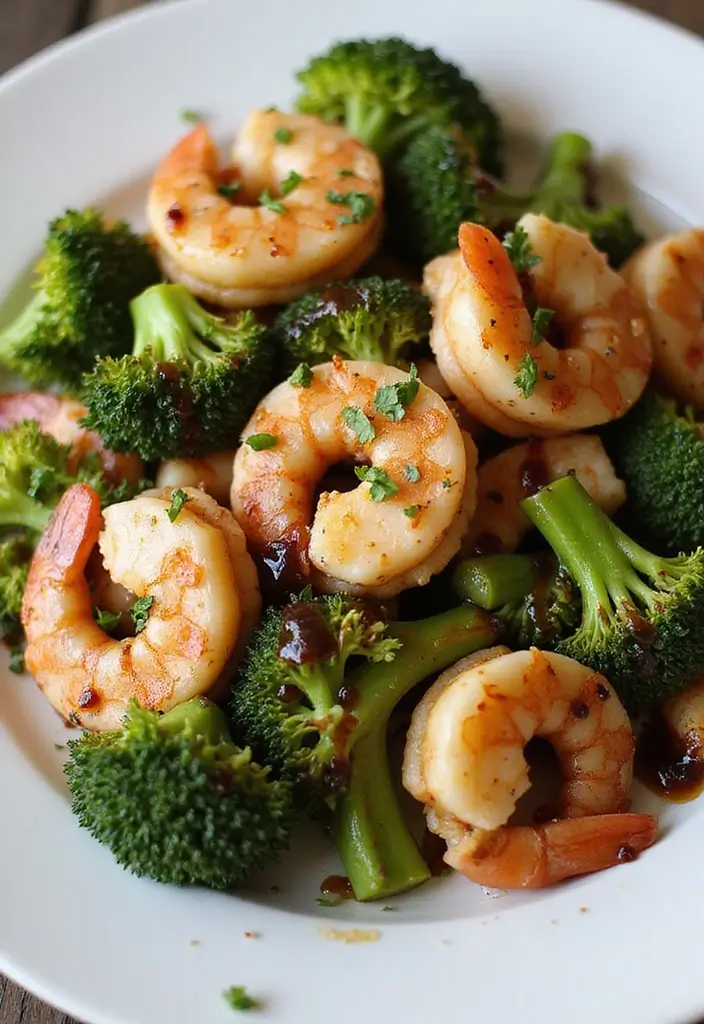 30 Shrimp Broccoli Stir Fry Recipes for Healthy Dinners 154 30 Shrimp Broccoli Stir Fry Recipes for Healthy Dinners - 24. Shrimp and Broccoli with Balsamic Glaze