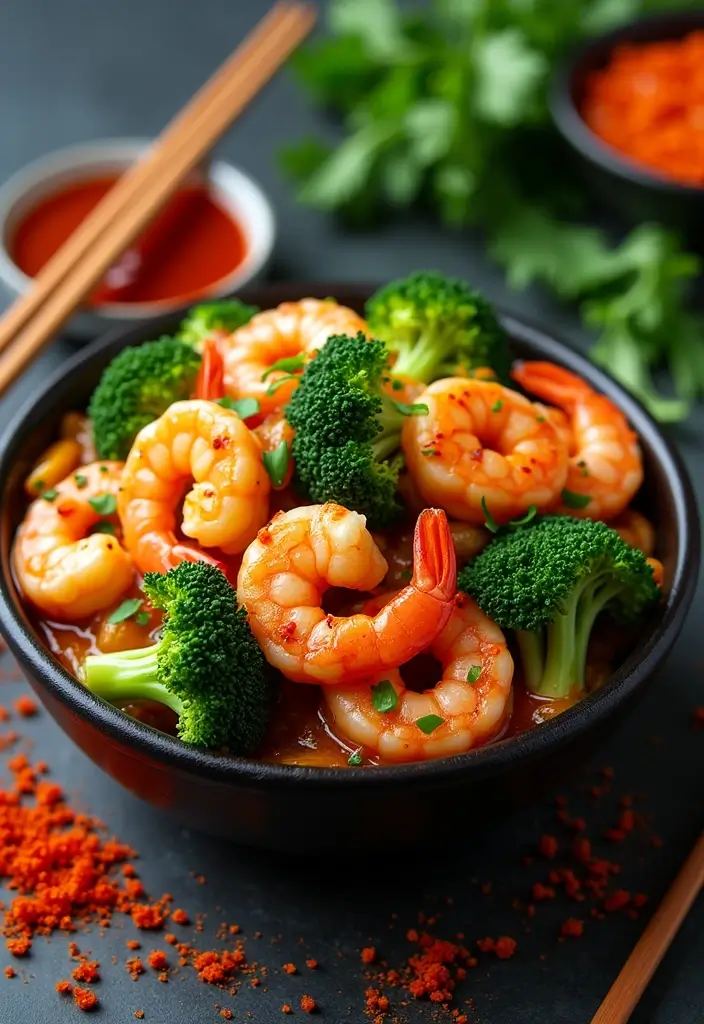 30 Shrimp Broccoli Stir Fry Recipes for Healthy Dinners 15 30 Shrimp Broccoli Stir Fry Recipes for Healthy Dinners - 3. Spicy Szechuan Shrimp and Broccoli