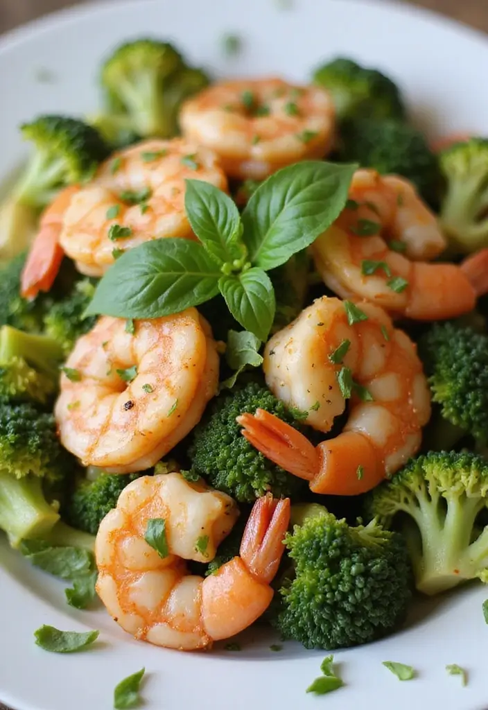 30 Shrimp Broccoli Stir Fry Recipes for Healthy Dinners 43 30 Shrimp Broccoli Stir Fry Recipes for Healthy Dinners - 7. Thai Basil Shrimp and Broccoli
