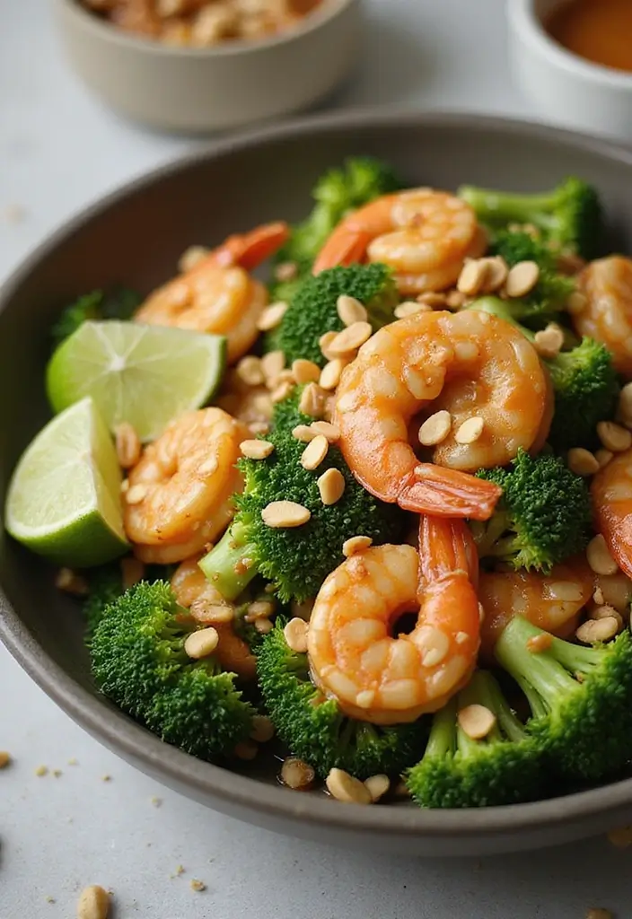 30 Shrimp Broccoli Stir Fry Recipes for Healthy Dinners 50 30 Shrimp Broccoli Stir Fry Recipes for Healthy Dinners - 8. Shrimp and Broccoli with Peanut Sauce