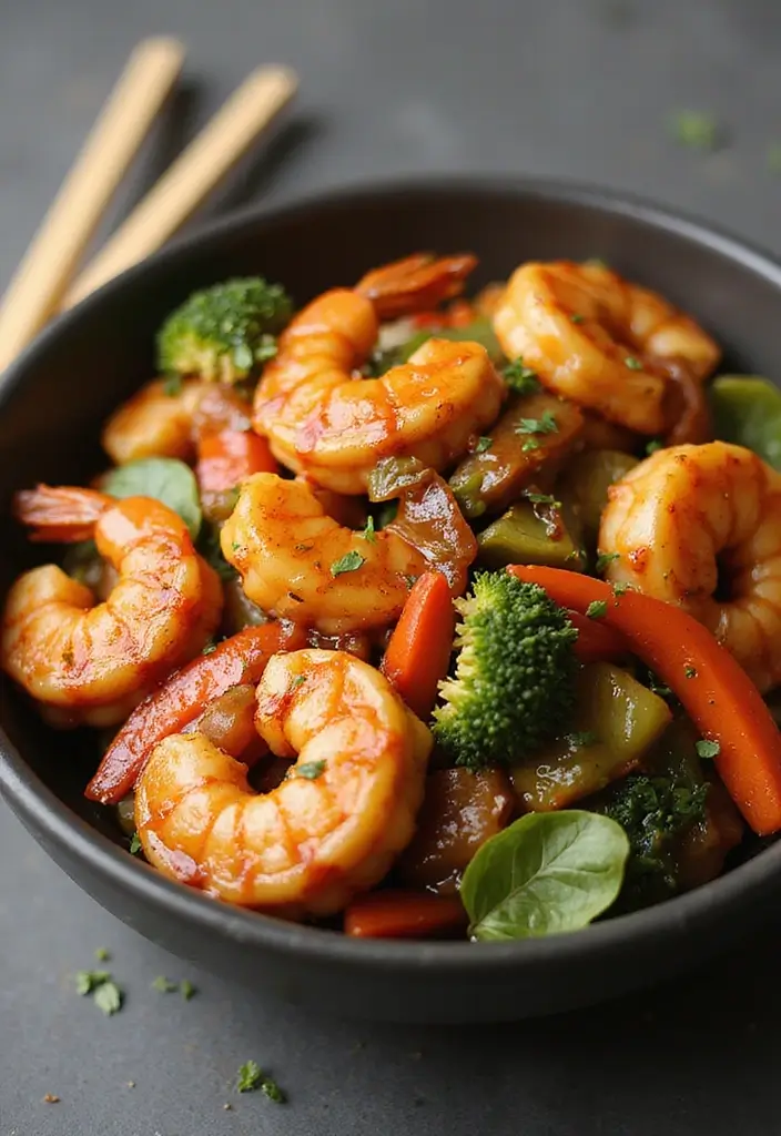 30+ Spicy Shrimp Stir Fry Recipes for Seafood Lovers 62 30+ Spicy Shrimp Stir Fry Recipes for Seafood Lovers - 10. Teriyaki Spicy Shrimp Stir Fry