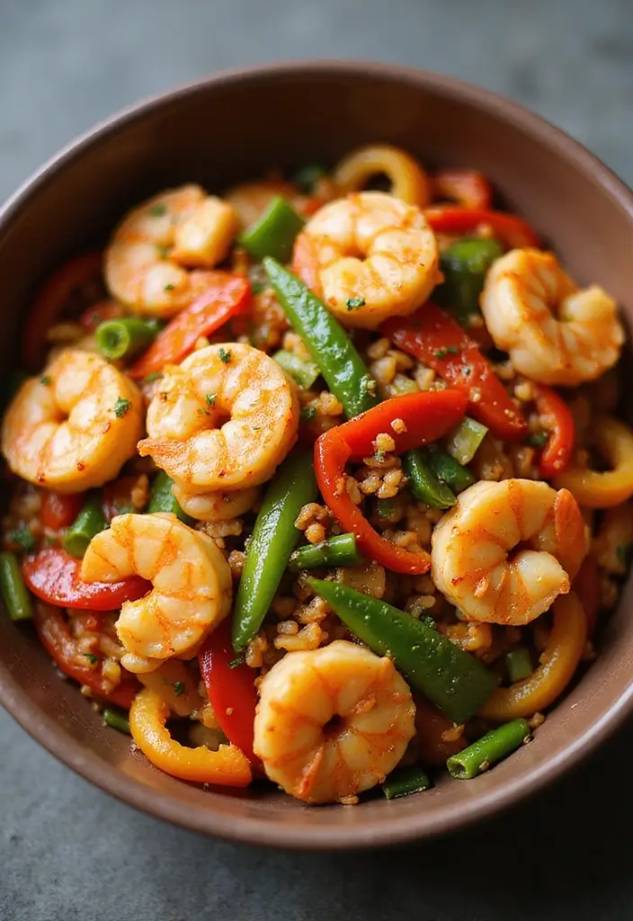 30+ Spicy Shrimp Stir Fry Recipes for Seafood Lovers 104 30+ Spicy Shrimp Stir Fry Recipes for Seafood Lovers - 16. Spicy Shrimp and Bell Pepper Stir Fry