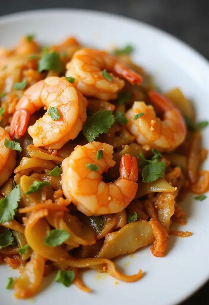 30+ Spicy Shrimp Stir Fry Recipes for Seafood Lovers 144 30+ Spicy Shrimp Stir Fry Recipes for Seafood Lovers - 22. Spicy Shrimp and Cabbage Stir Fry