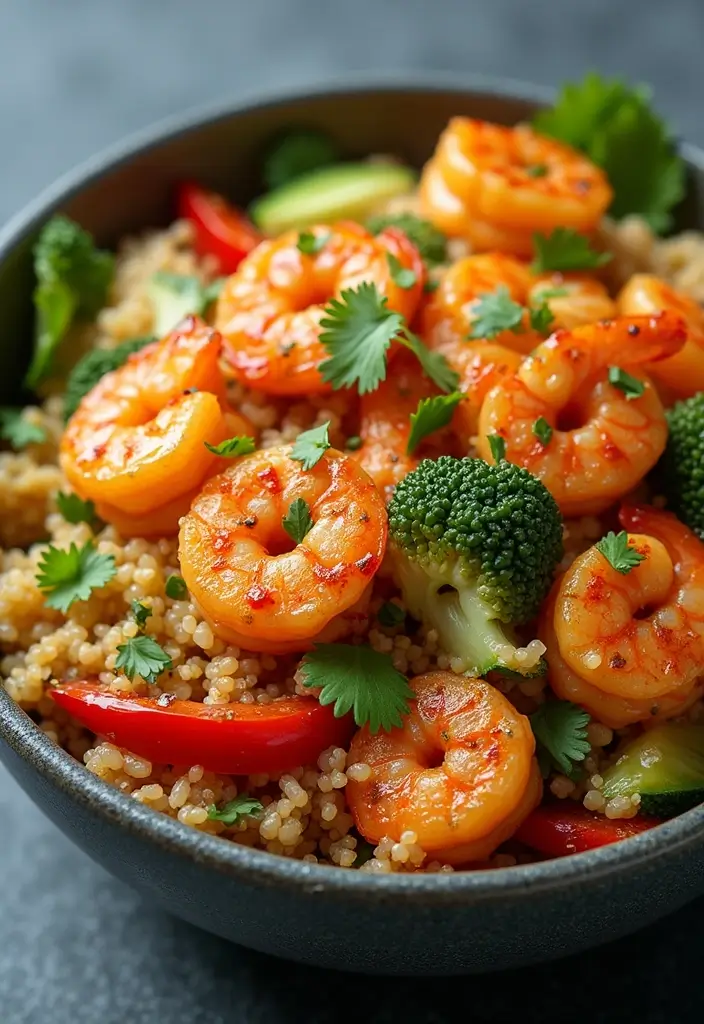 30+ Spicy Shrimp Stir Fry Recipes for Seafood Lovers 158 30+ Spicy Shrimp Stir Fry Recipes for Seafood Lovers - 24. Spicy Shrimp and Quinoa Stir Fry