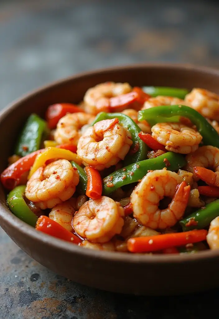30+ Spicy Shrimp Stir Fry Recipes for Seafood Lovers 27 30+ Spicy Shrimp Stir Fry Recipes for Seafood Lovers - 5. Szechuan Spicy Shrimp Stir Fry
