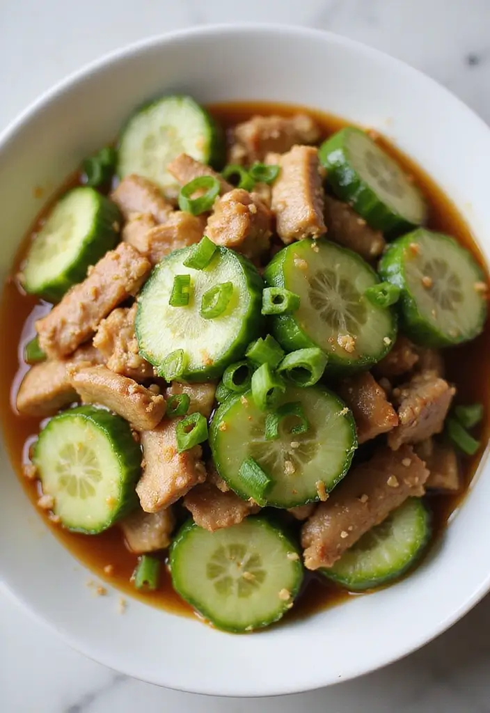 30 Thai Pork Stir Fry Recipes Full of Flavor 85 30 Thai Pork Stir Fry Recipes Full of Flavor - 13. Thai Cucumber and Pork Stir Fry