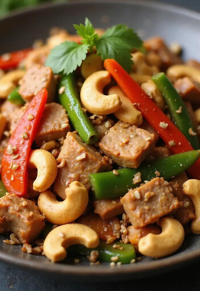 30 Thai Pork Stir Fry Recipes Full of Flavor 106 30 Thai Pork Stir Fry Recipes Full of Flavor - 16. Thai Cashew Pork Stir Fry