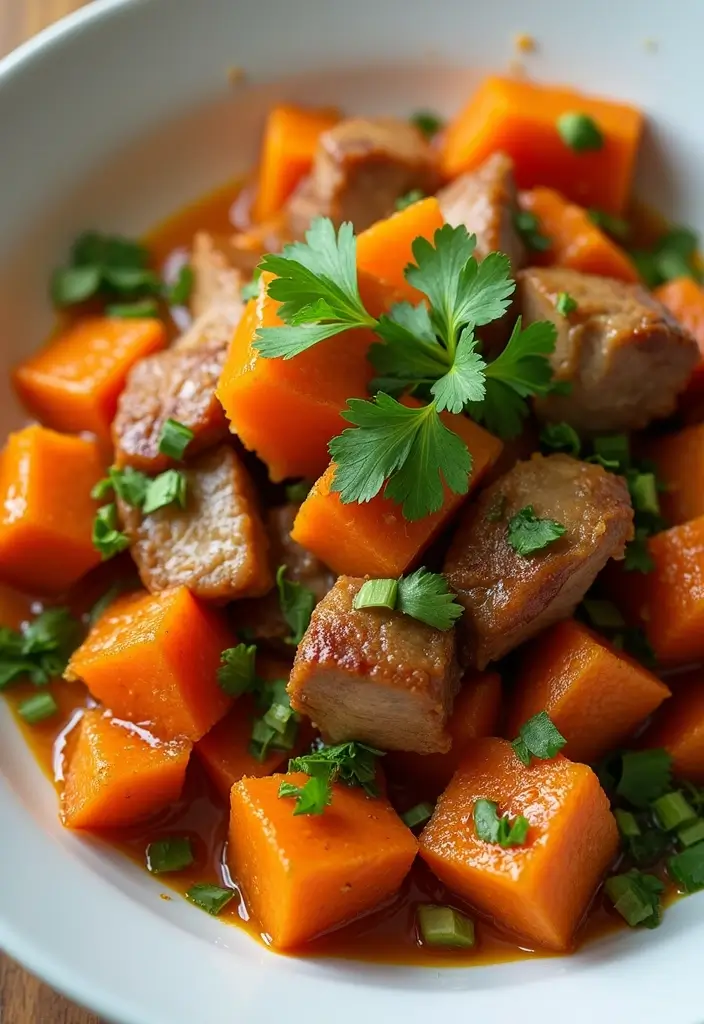 30 Thai Pork Stir Fry Recipes Full of Flavor 134 30 Thai Pork Stir Fry Recipes Full of Flavor - 20. Thai Sweet Potato and Pork Stir Fry