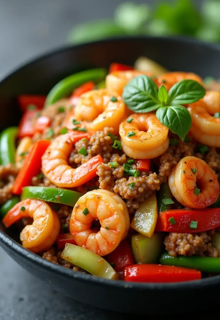 30 Thai Pork Stir Fry Recipes Full of Flavor 195 30 Thai Pork Stir Fry Recipes Full of Flavor - 29. Thai Shrimp and Pork Stir Fry