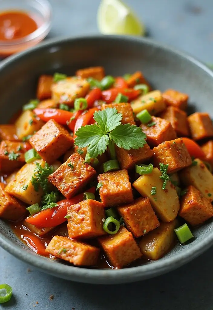 30 Tofu Stir Fry Recipes for Vegans and Vegetarians 120 30 Tofu Stir Fry Recipes for Vegans and Vegetarians - 18. Harissa Tofu Stir Fry