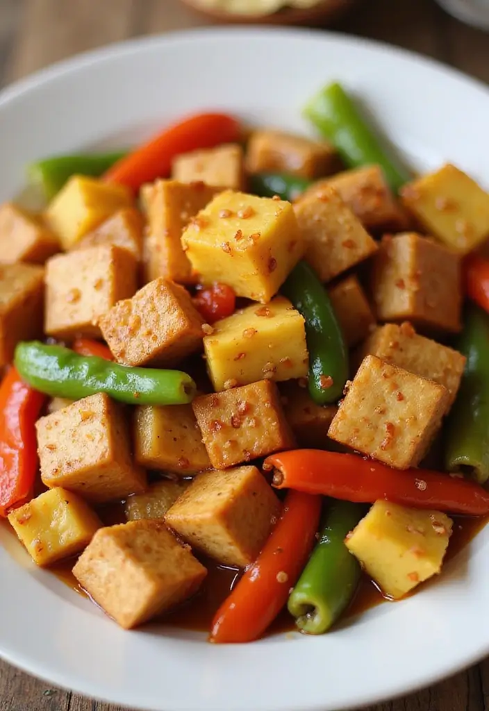 30 Tofu Stir Fry Recipes for Vegans and Vegetarians 8 30 Tofu Stir Fry Recipes for Vegans and Vegetarians - 2. Sweet and Sour Tofu Delight