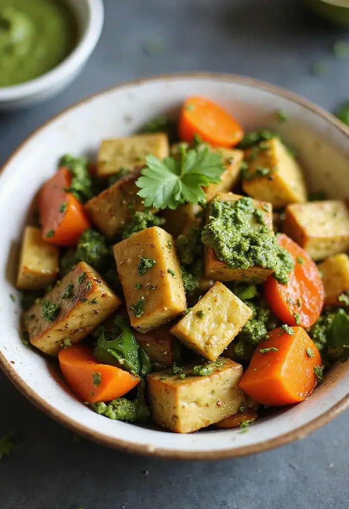 30 Tofu Stir Fry Recipes for Vegans and Vegetarians 141 30 Tofu Stir Fry Recipes for Vegans and Vegetarians - 21. Pesto Tofu Stir Fry