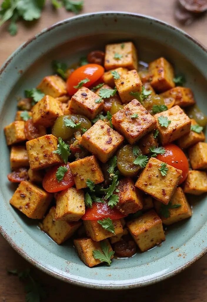 30 Tofu Stir Fry Recipes for Vegans and Vegetarians 153 30 Tofu Stir Fry Recipes for Vegans and Vegetarians - 23. Moroccan Spiced Tofu Stir Fry