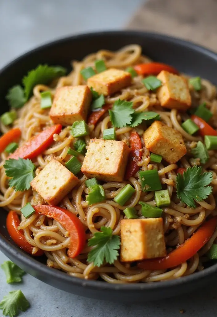 30 Tofu Stir Fry Recipes for Vegans and Vegetarians 167 30 Tofu Stir Fry Recipes for Vegans and Vegetarians - 25. Vegetable Lo Mein with Tofu